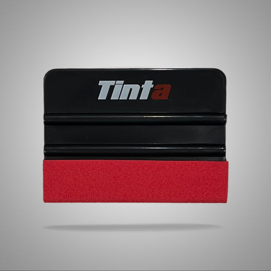Tinta Black Card with Red Suede